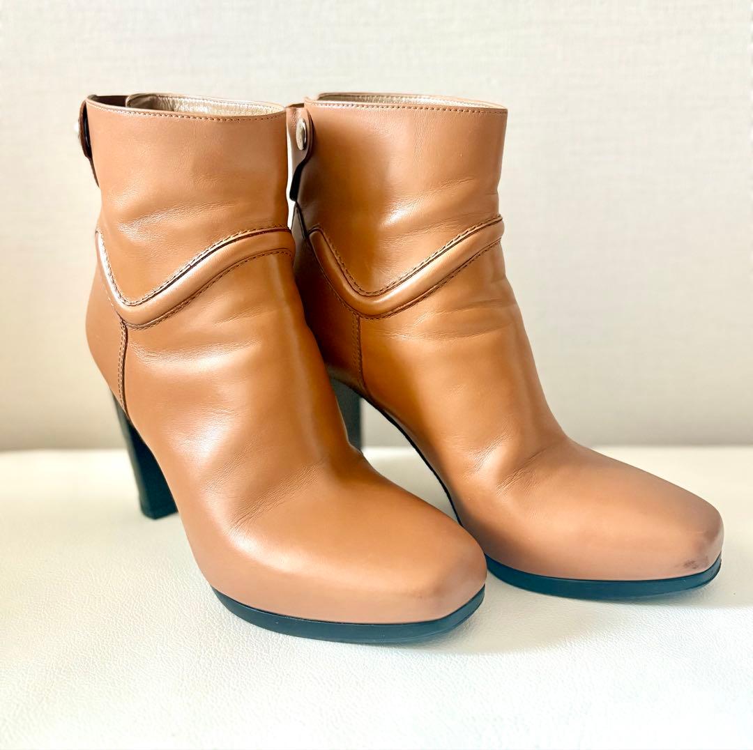エルメス ショートブーツ(ブラウン)