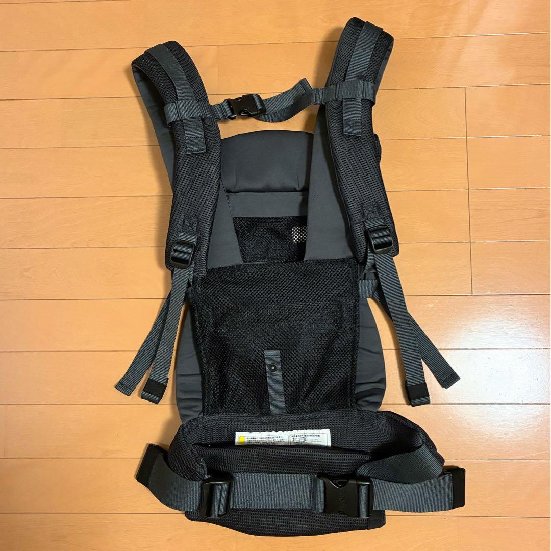 【美品】Aprica アップリカ ラクリス ダークグレー 完品 抱っこ紐