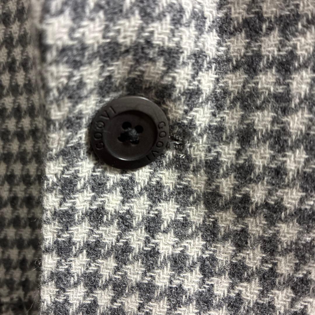 な*P様 極美品　GOOVI ジャケット ソフトツイード ハウンドトゥース