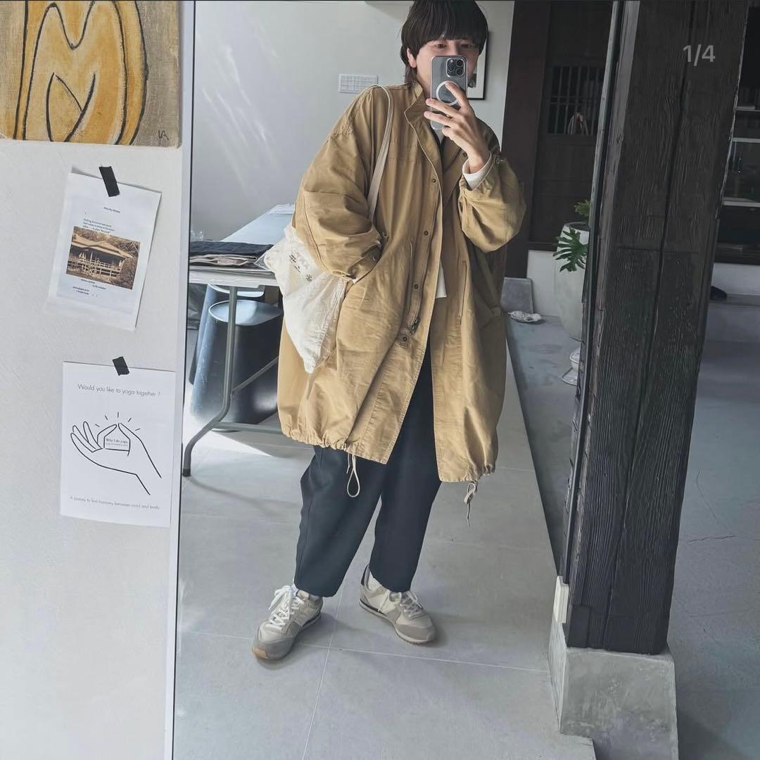 argue◆cotton nylon m-65 half coat argue