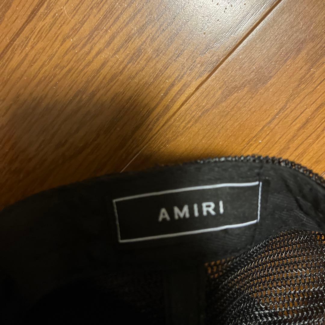 AMIRIメッシュキャップ　ブラック