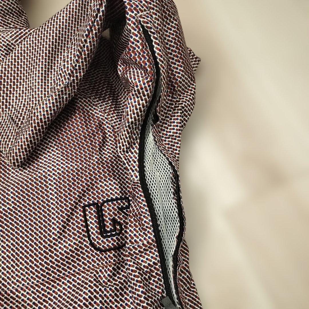 Burton スノーボードジャケット 赤白ドット