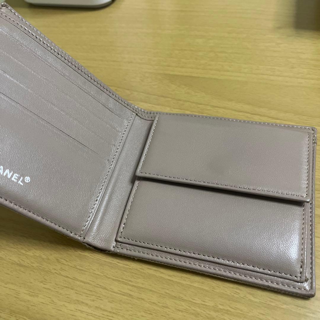 CHANEL 二つ折り財布 ニュートラベルライン