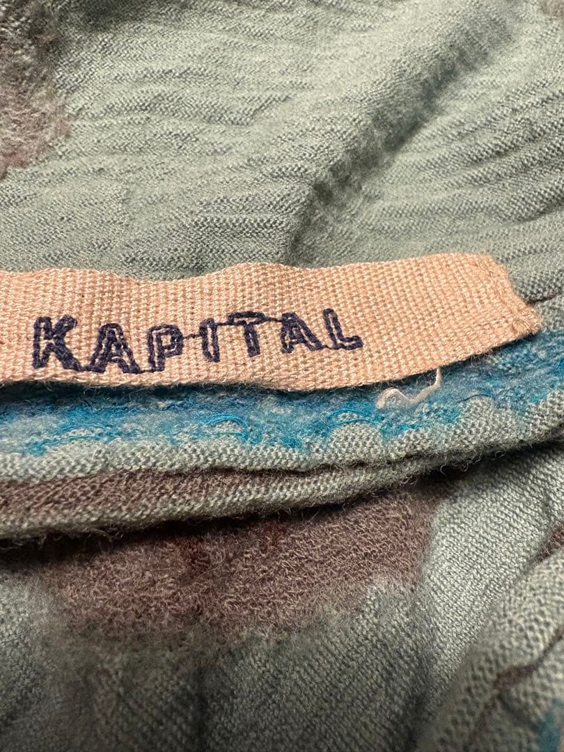 KAPITAL 縮絨ウールマフラー