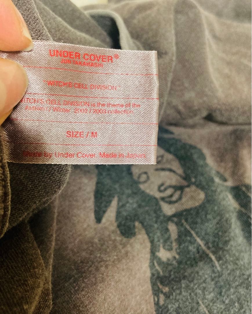 UNDERCOVER 魔女　TシャツWITCH'S CELL INVISION