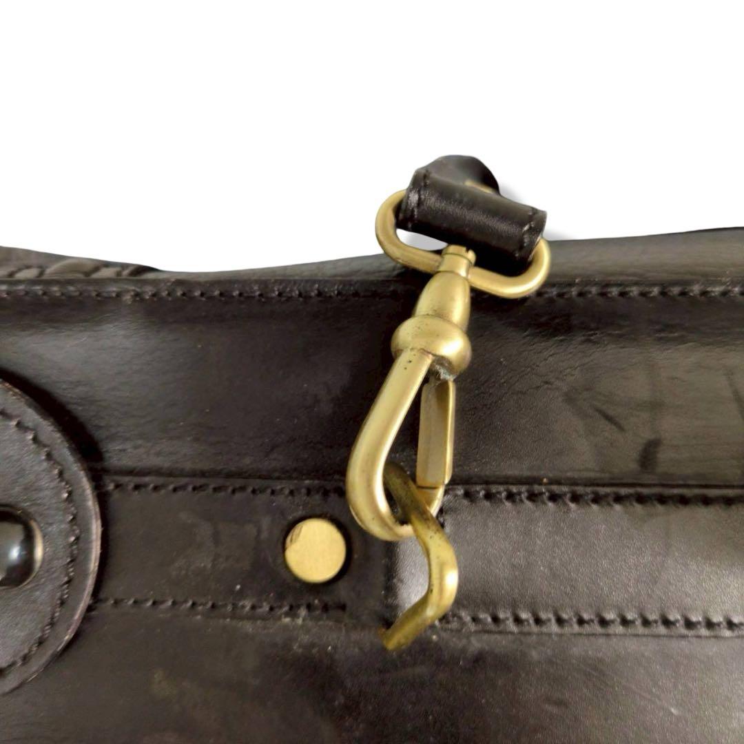 BALLY　2way ガーメントバッグ　ブラック　オールレザー　大容量　y2k