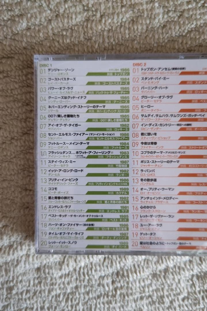 Ｎｏ．１　８０’ｓ　Ｍｏｖｉｅ　Ｈｉｔｓ　１９８０－１９９０（ＣＤ２枚組み）