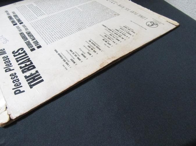 BEATLES★Please Please Me UK Gold Parloph