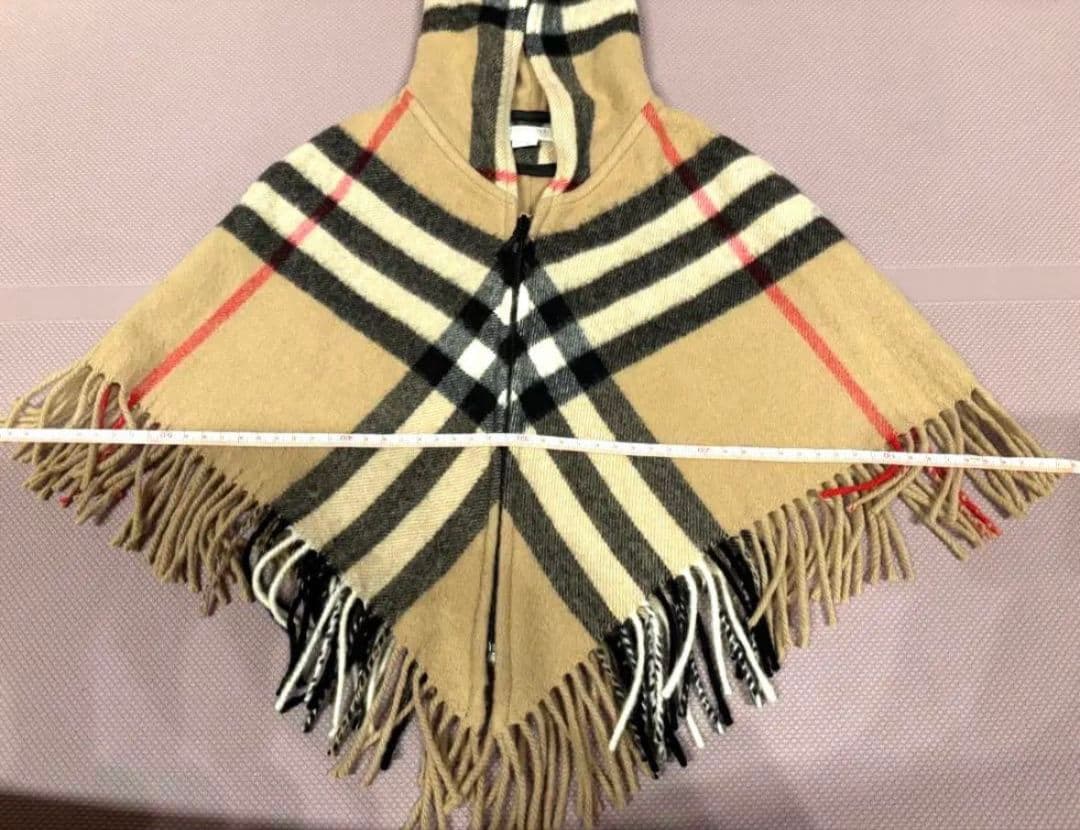 【最終値下げ】BURBERRY　バーバリー　ベイビー　ポンチョ　マフラー
