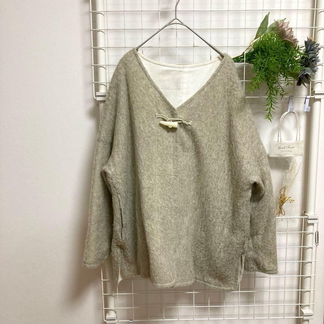 BEARDSLEY ビアズリー 4WAYコート　フード付きベージュロングコート