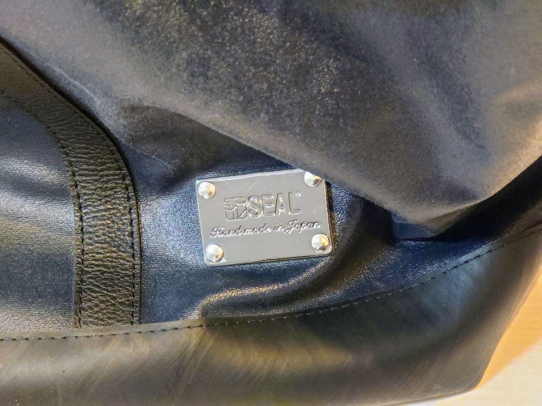 SEAL 森野帆布 コラボ トラベルボストンバッグ ネイビー MS-0013NV