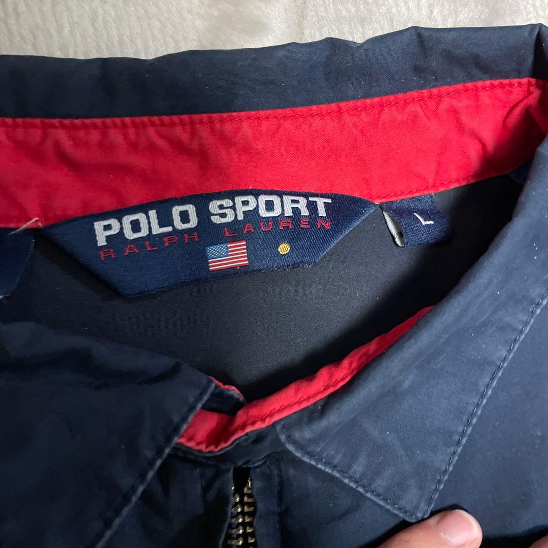 Polo Sport コットンジャケット 青/黒　オリジナル