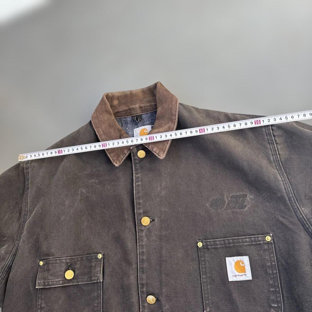 90s USA製 carhartt ミシガンチョアコート ブラック large