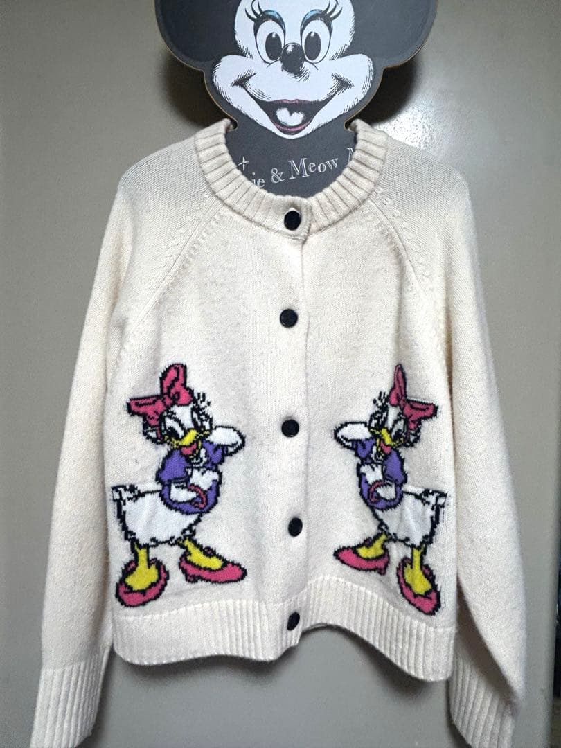 zara×ディズニー デイジーカーディガンLサイズ