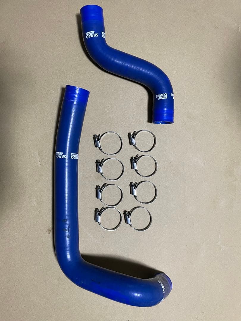 RX7 FD3S サムコスポーツ ラジエータ用シリコンホース バンド8個付き