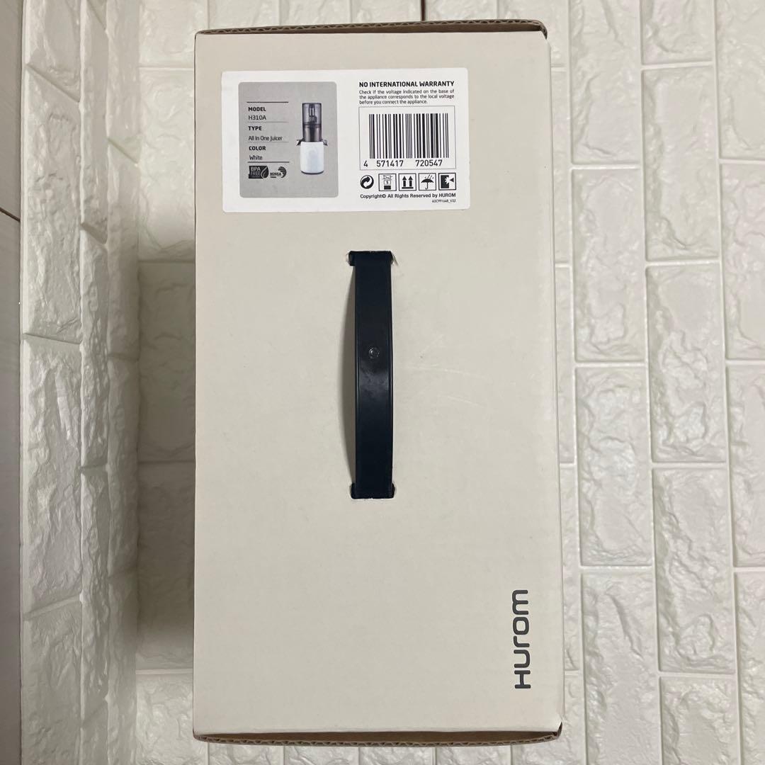 【新品】Hurom スロージューサー H310A ホワイト