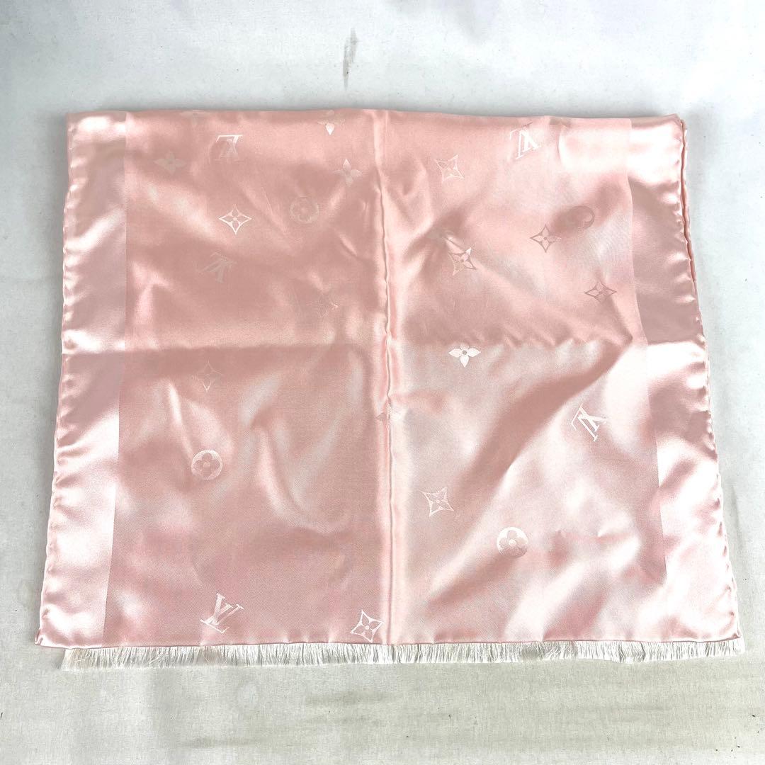LOUIS VUITTON ルイヴィトン ストール モノグラム ピンク