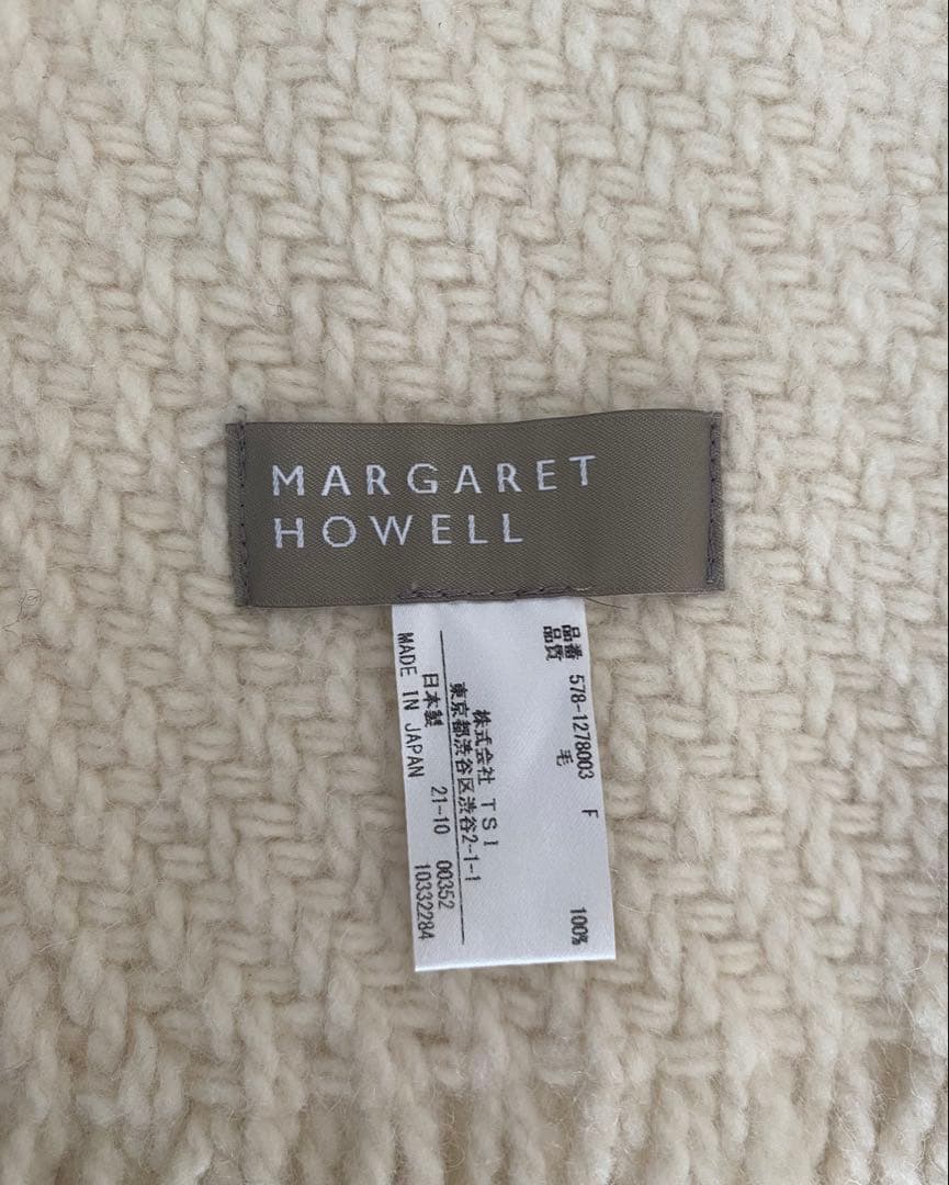 MARGARET HOWELL ウールマフラー