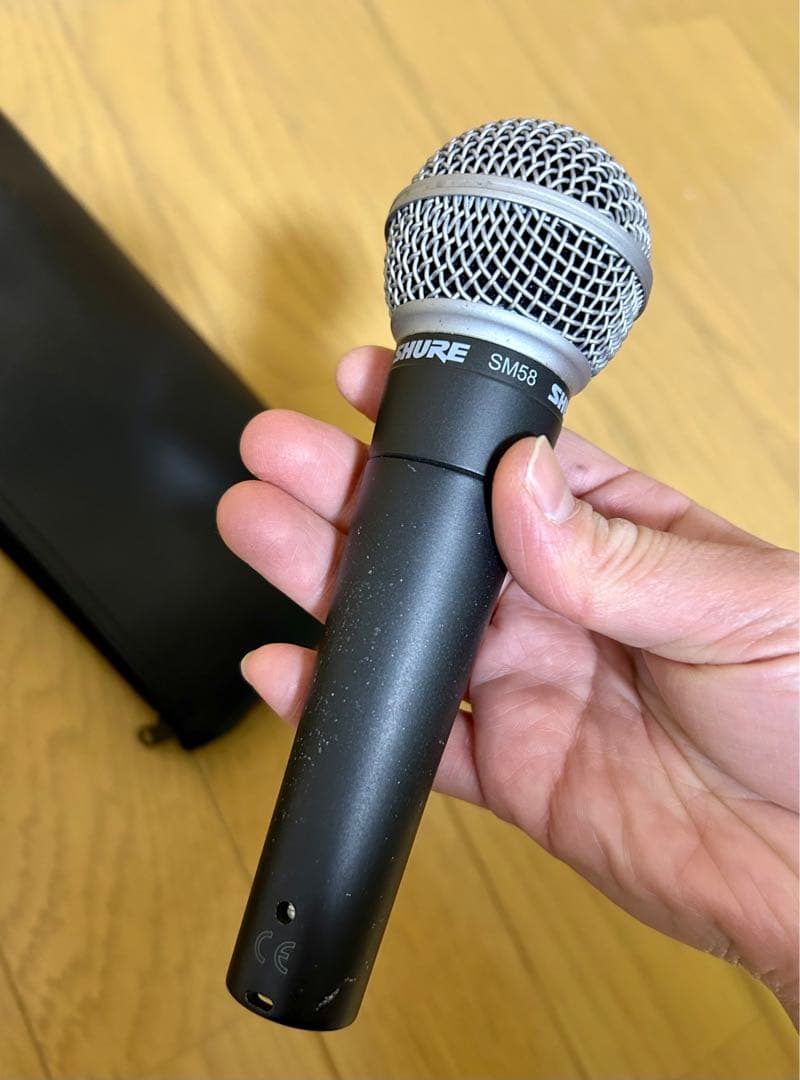 SHURE SM58 ダイナミックマイク ケース マイクケーブル シュアー