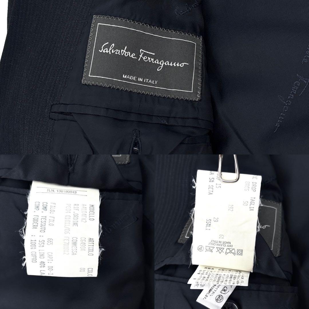 【極美品】Ferragamo サルヴァトーレフェラガモ　スーツ　ジャケット