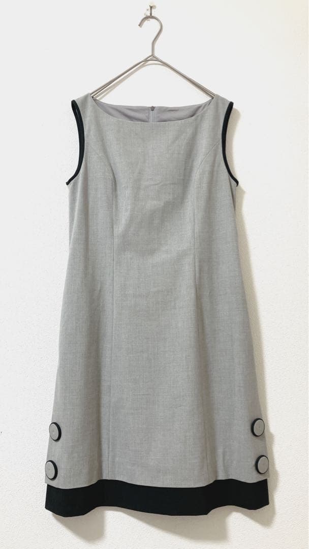 チヒロ様 美品　Foxey Newyork フォクシーワンピース　グレー　38