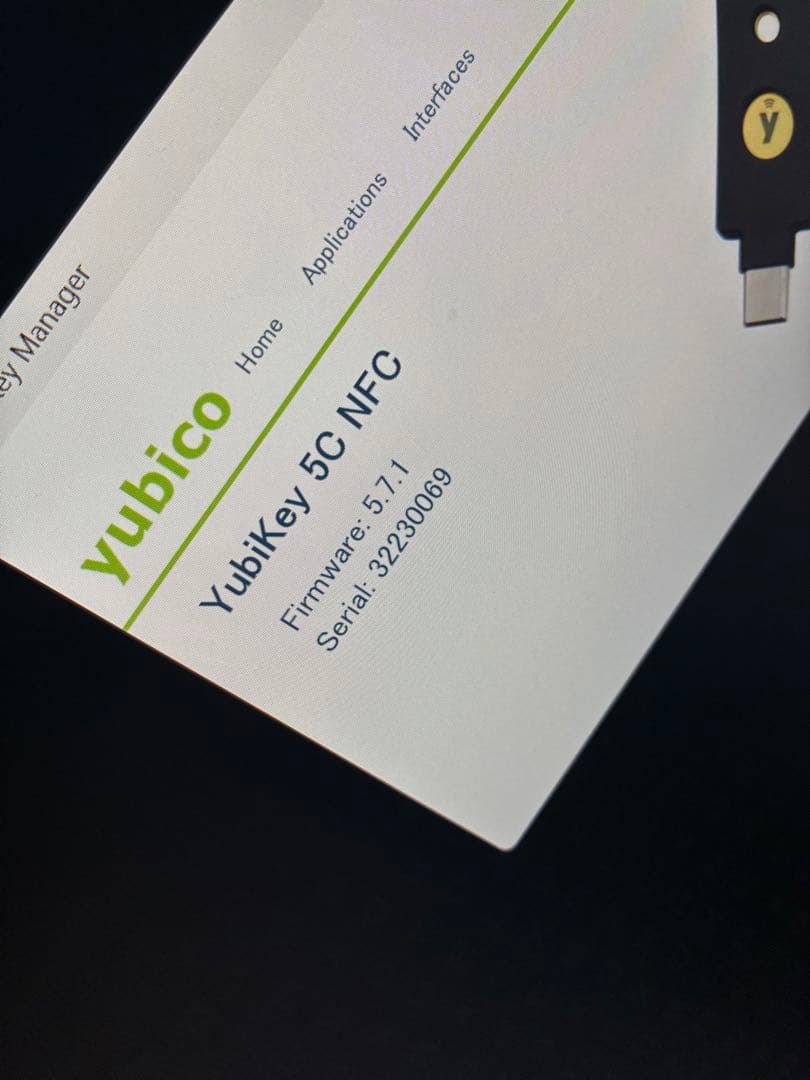 yubikey 5C NFC USB-C ①