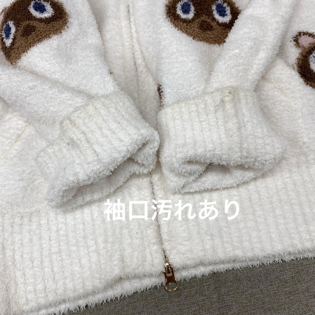 N878＊ ジェラートピケ あつまれどうぶつの森 つぶまめジャガードパーカー