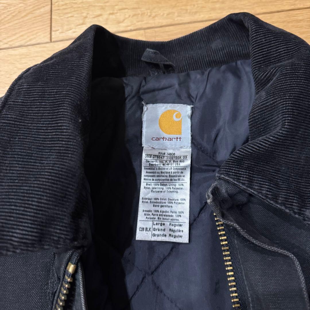 【Carhartt】トラディショナルコート C26 Large 墨黒