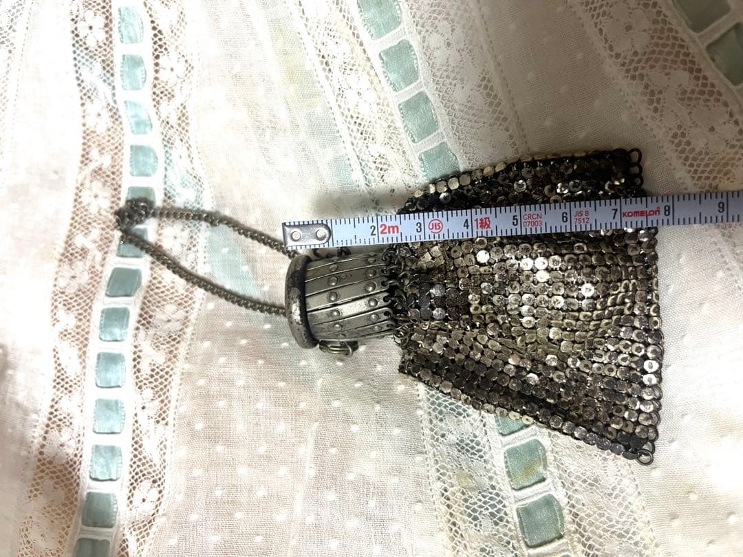 お値下げ　アンティーク　メタルパース　ドール　お財布