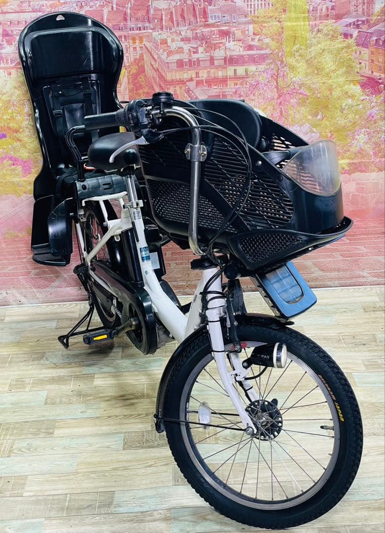 ZK3680 電動自転車 ヤマハ パスキス 子供乗せ 20インチ 送料無料