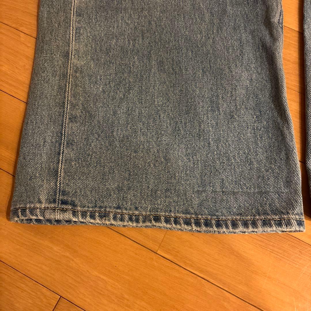 【moussy】CROSS WAIST WIDE STRAIGHT サイズ2