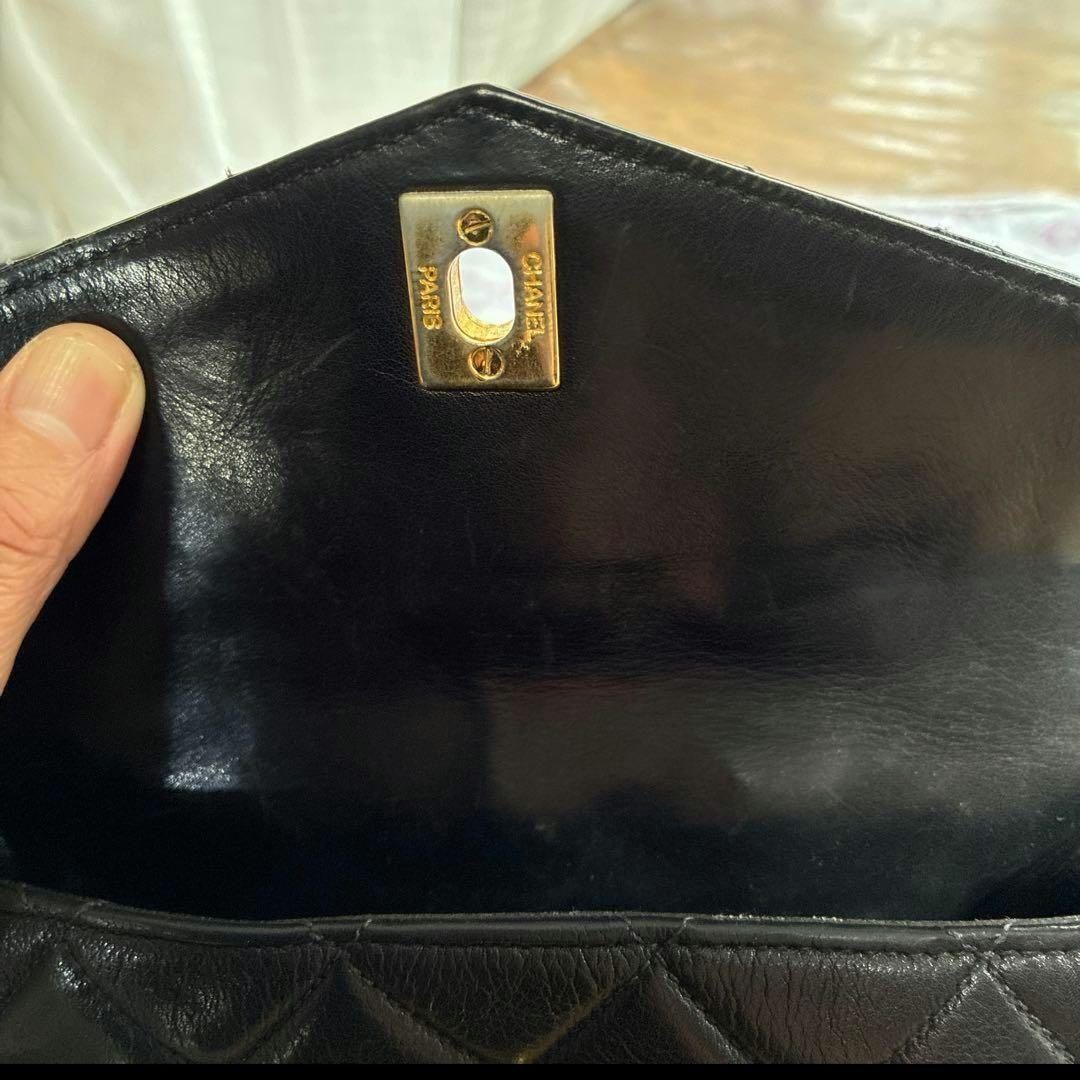 CHANELウエストポーチ♥本物鑑定済♥ブラック✨ラムスキン