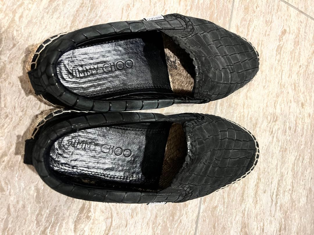 ジミーチュウ　美品 JIMMY CHOO エスパドリーユ　メンズ