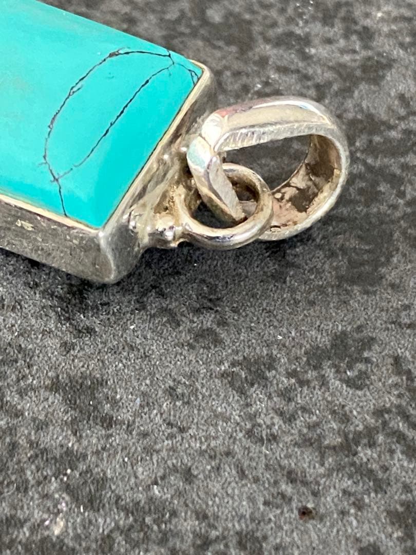 インディアンジュエリー ターコイズ ペンダントトップ 925 シルバー