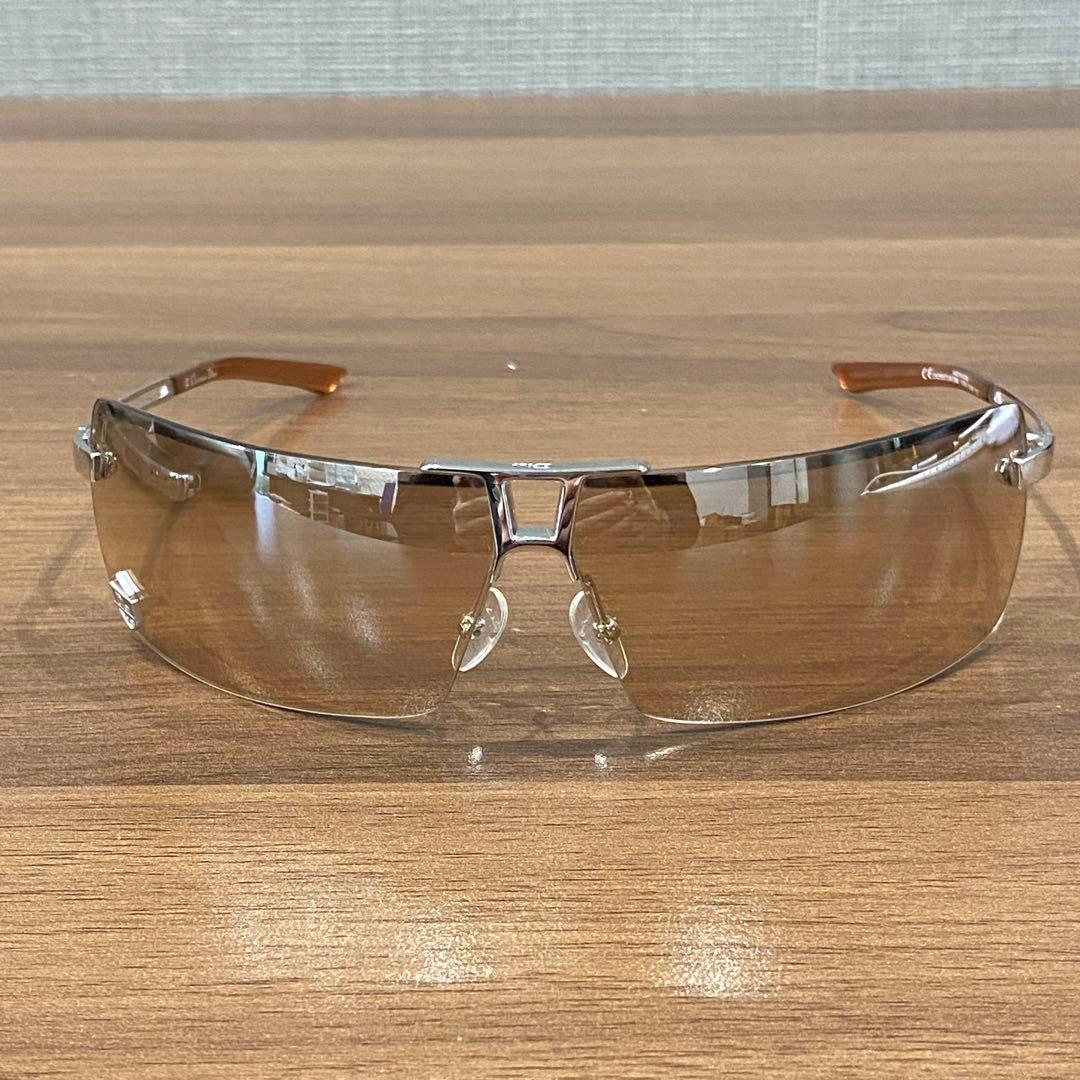 DIOR/ChristianDior ディオールサングラス ブラウン×シルバー