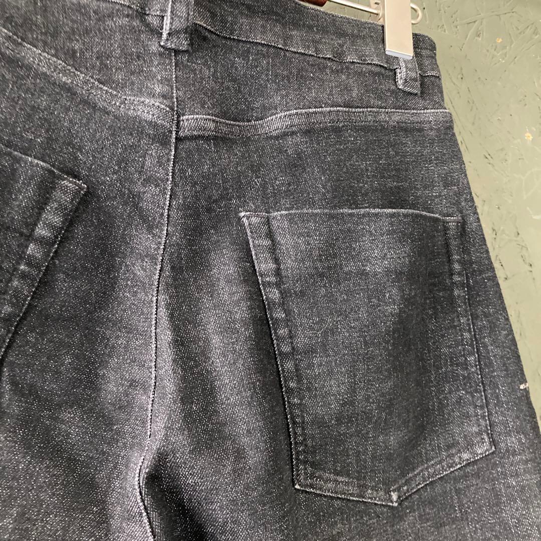 【専用】ayane アヤン バレルレッグデニムパンツ　サイズ38 黒 ブラック