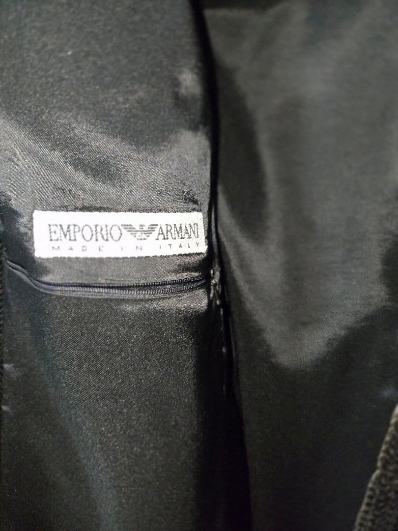 EMPORIO ARMANI ダークグレー テーラードジャケット