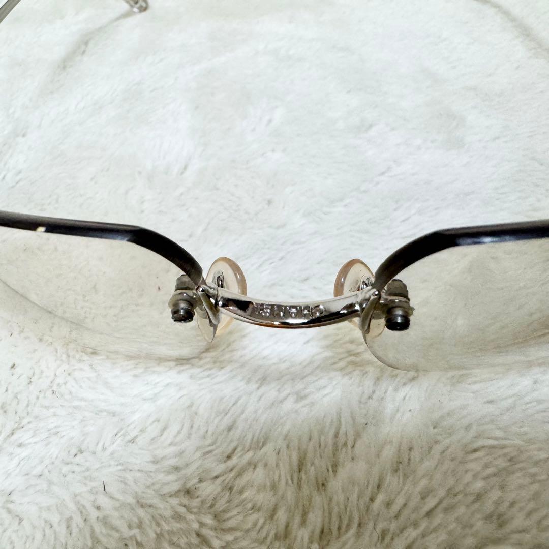 良品☆ CHANEL サングラス　グラデーション　リムレス　ココマーク　4017