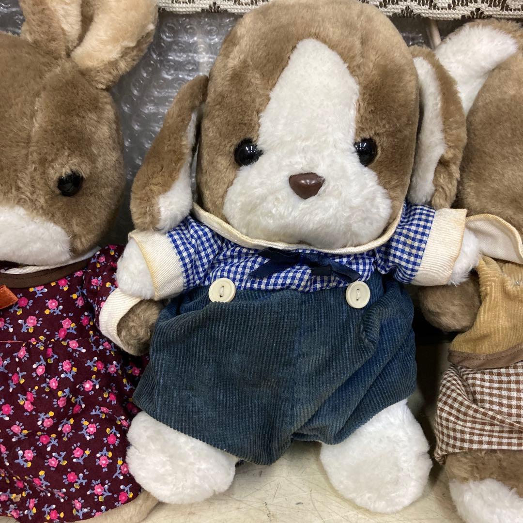 サンアロー社　ぬいぐるみセット★犬のサンディ　うさぎのラッキー　くまのマック
