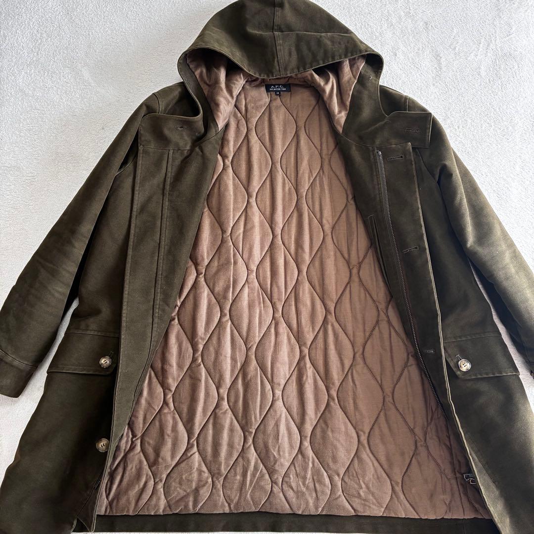 アーペーセー　 A.P.C. メンズ　ミリタリーコート　モッズ　カーキ