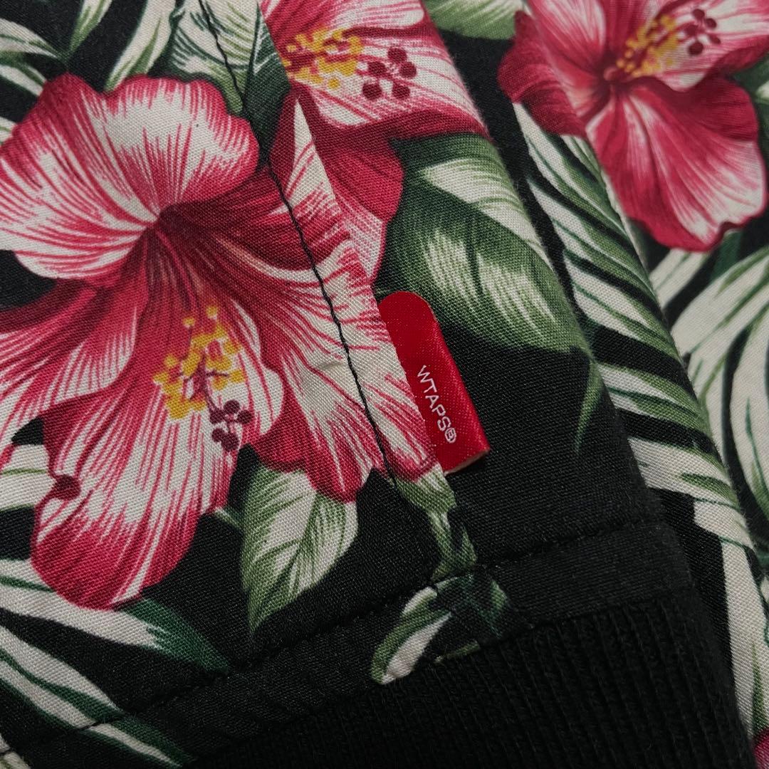 WTAPS TEAM JACKET BLACK M リバーシブル 花柄