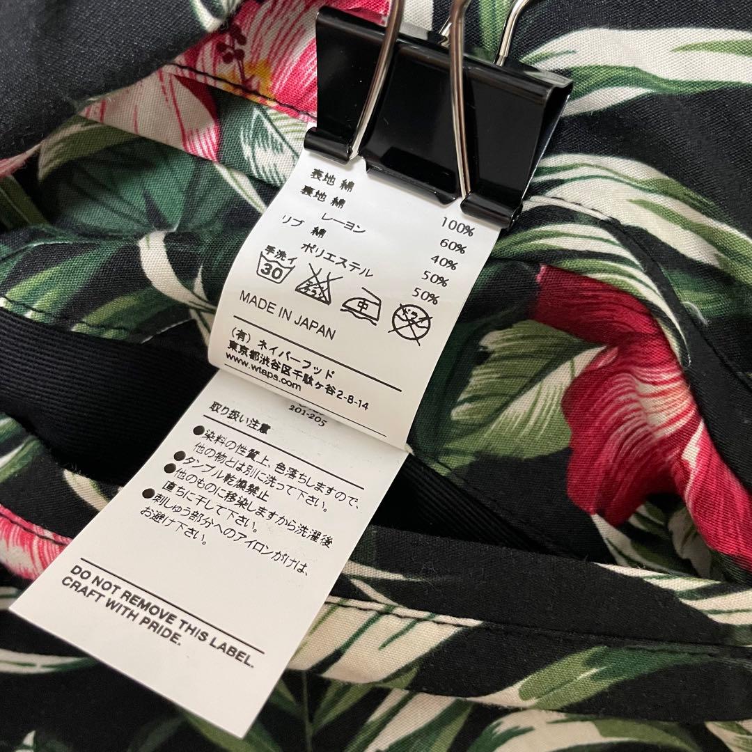 WTAPS TEAM JACKET BLACK M リバーシブル 花柄