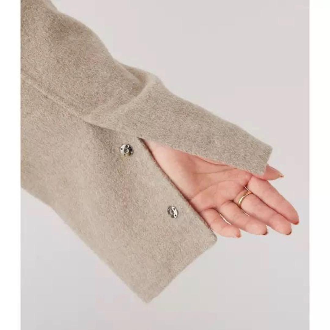 美品 GALLARDAGALANTE カシミヤハーフワイドコート ベージュ