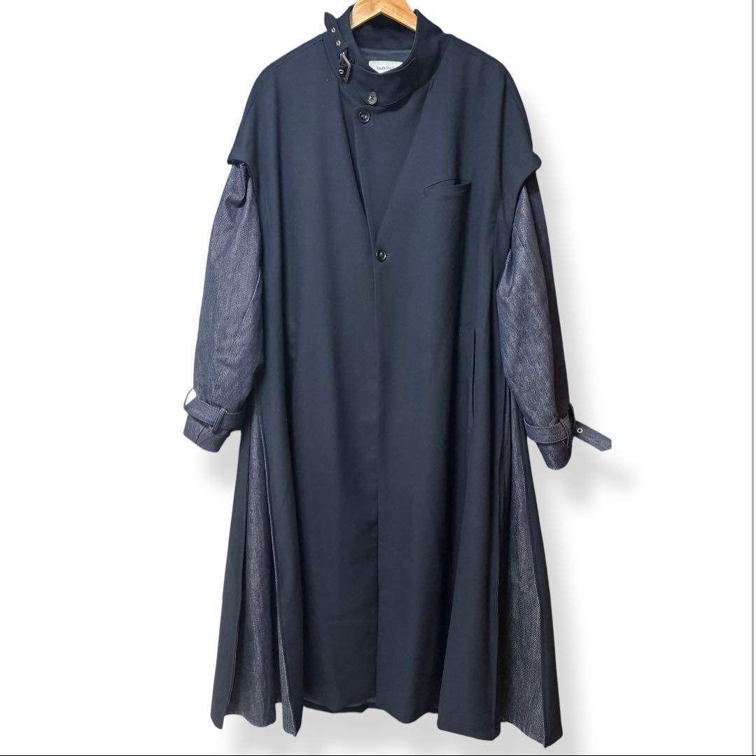【美品】Knuth Marf クヌーフマーフ3WAY トレンチコート デニム素材