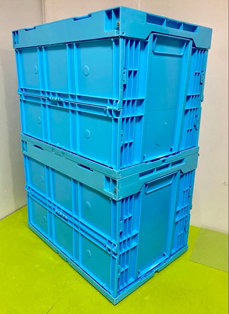 残り僅か‼️折りたたみ式コンテナ【中古】5個セット