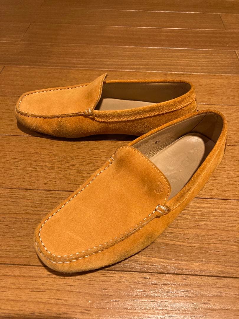 TOD’S orangeドライビングシューズsize24.5早い者勝ち‼️