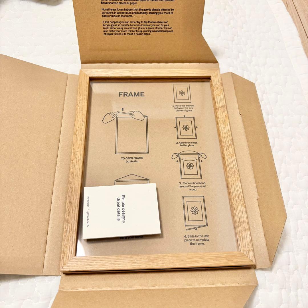 2個セット　MOEBE ムーベ フレーム A5 oak