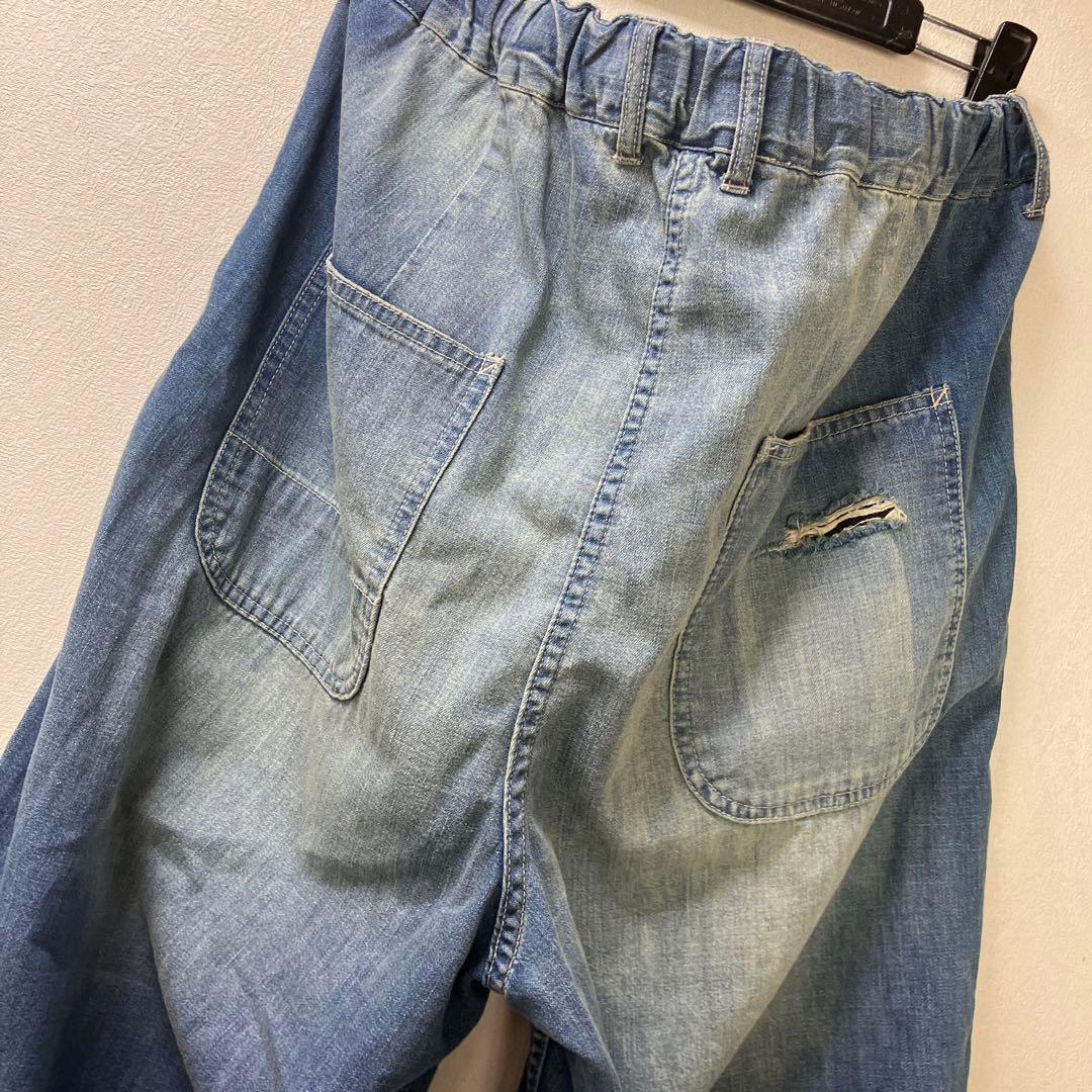 最終価格❣️完売品❣️Clip.tab ❣️7oz❣️デニム ❣️パンツ❣️パッチワーク❣️