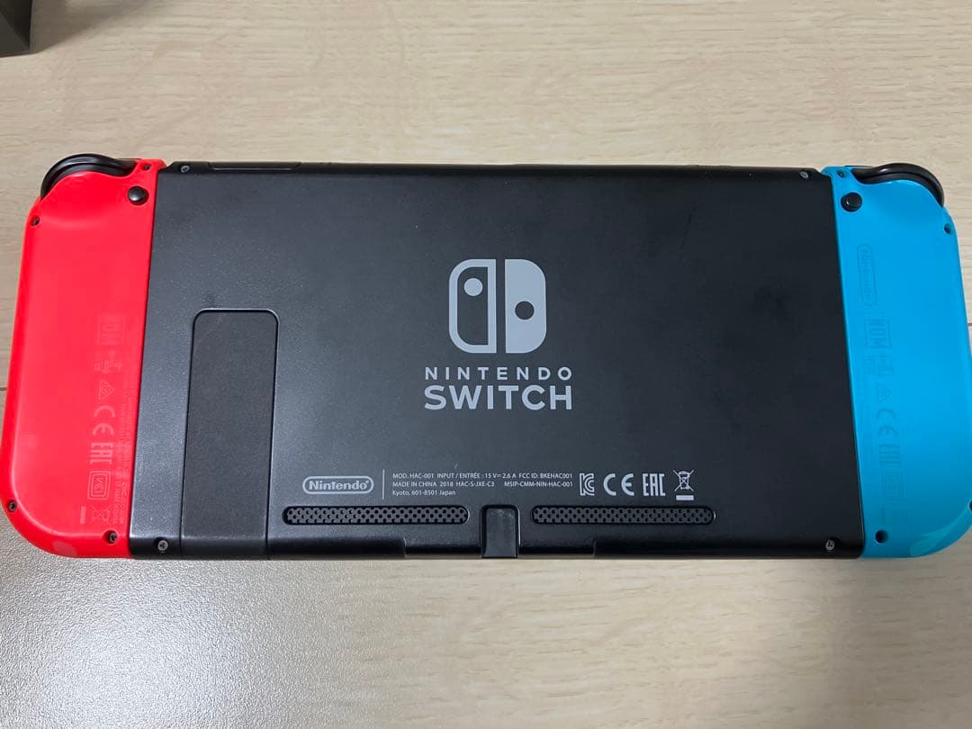 microSD付き Nintendo Switch 青/赤 本体 付属品完備