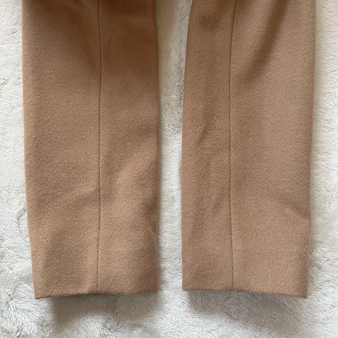 極美品✨アンタイトル　カシミヤ混 ノーカラーコート キャメル高品質　М近年購入